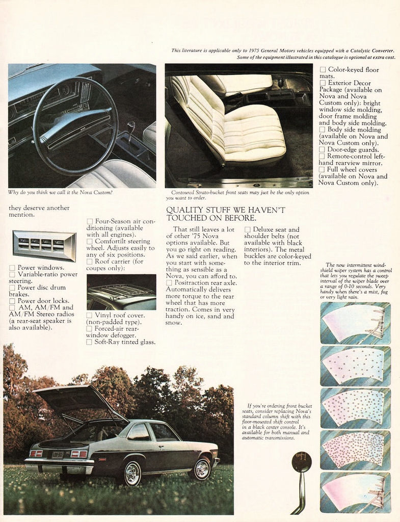1975 Chevrolet Nova Canadian Brochure Page 7